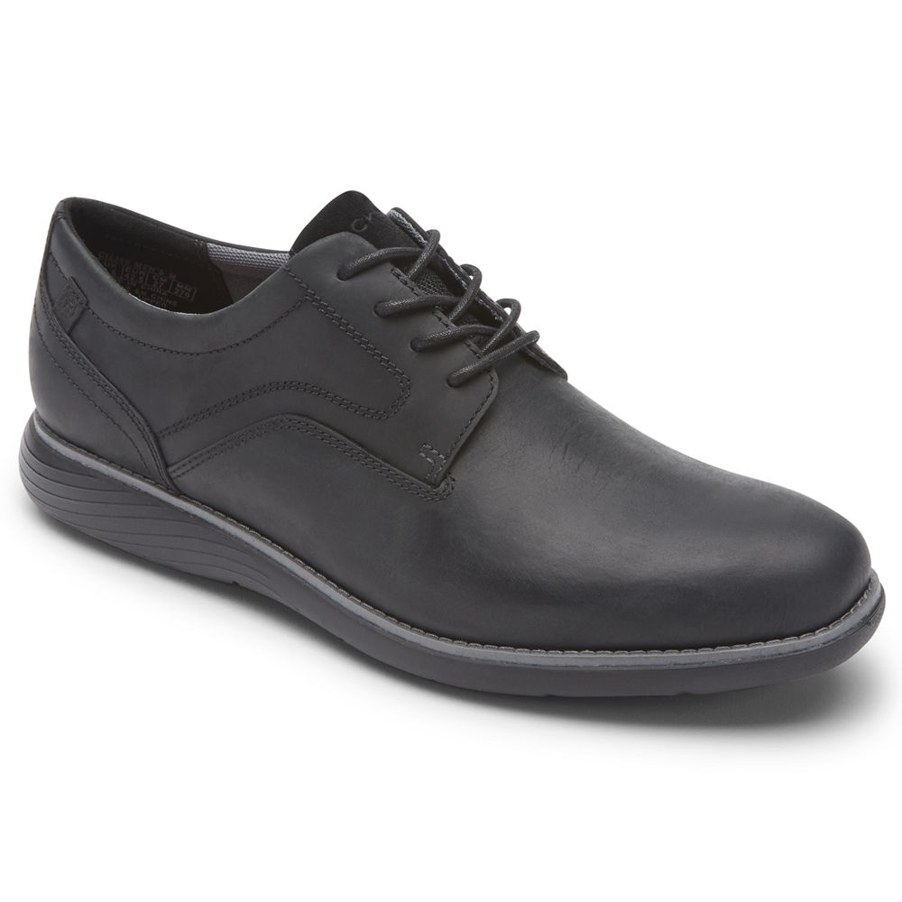 Rockport Oxfords For Mens Black - Garett Plain Toe - PF4570213